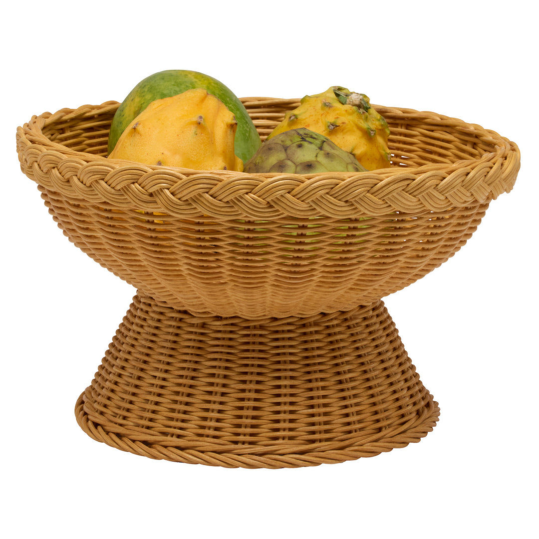 Annmarie Light Honey Rattan Fruit Bowl