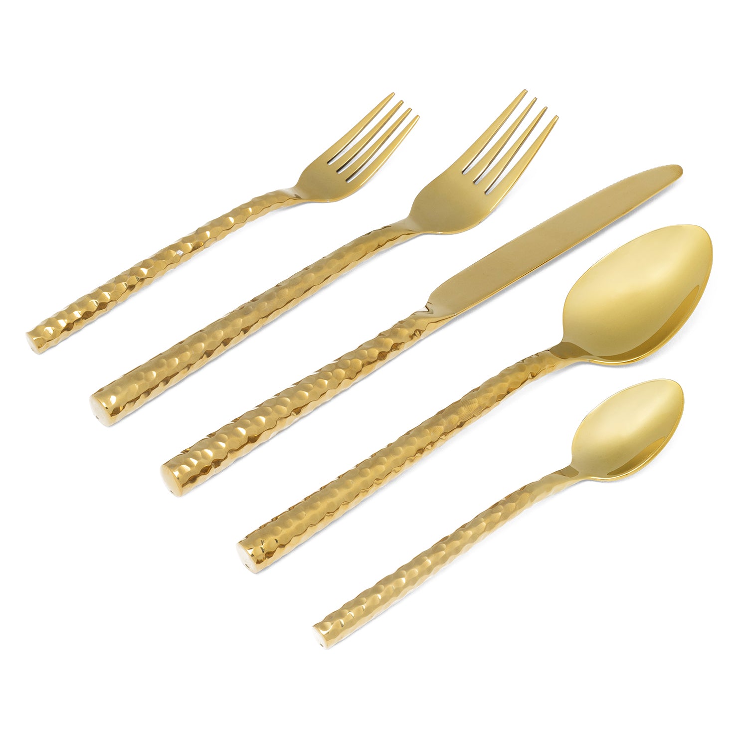 Annella Gold Flatware Set/5 - Thumbnail 2