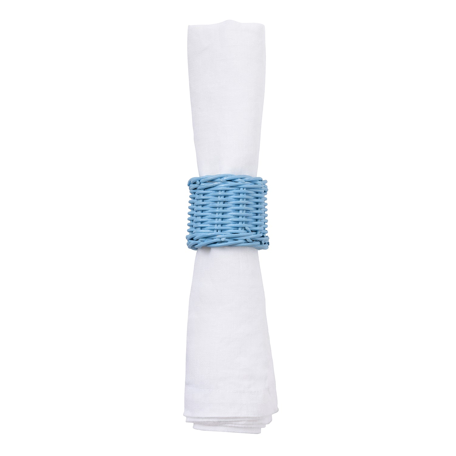 Blue Pheasant Annmarie Rattan Napkin Rings - Thumbnail 4