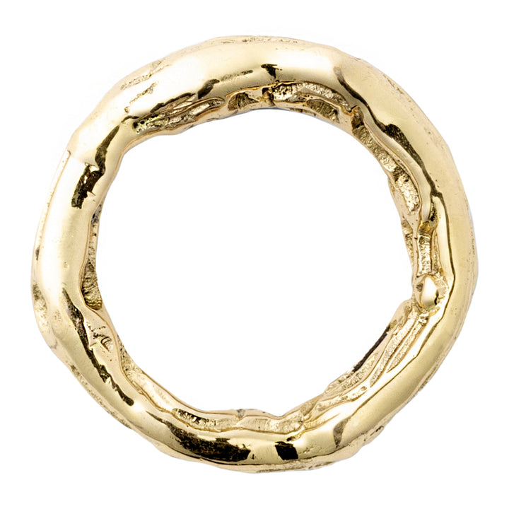 Arbor Polished Gold Napkin Ring Set/4