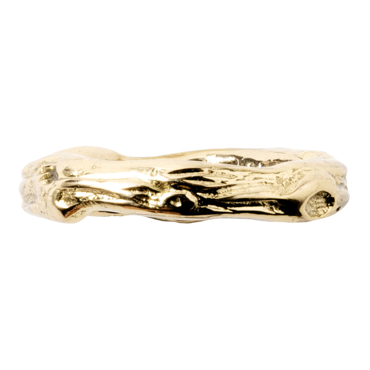 Arbor Polished Gold Napkin Ring Set/4