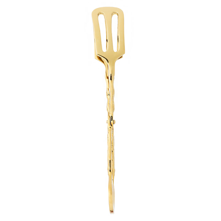 Arbor Polished Gold Serving Tongs Set/2
