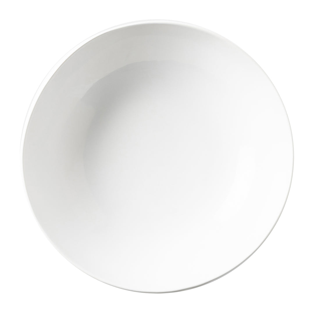 Ariana Stoneware White Small Round Serving Bowls Set/2