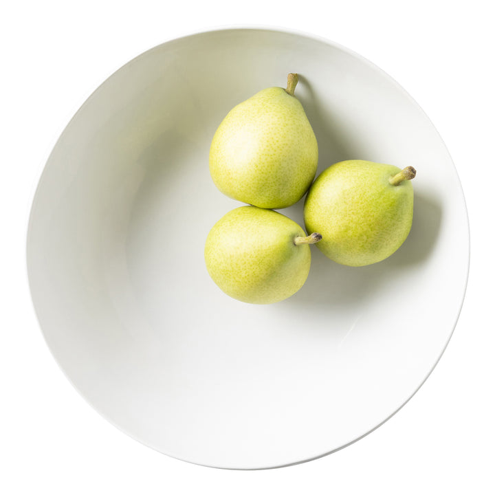 Ariana Stoneware White Small Round Serving Bowls Set/2