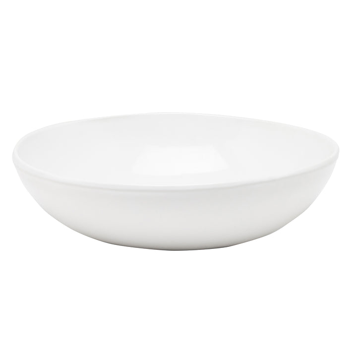 Ariana Stoneware White Small Round Serving Bowls Set/2