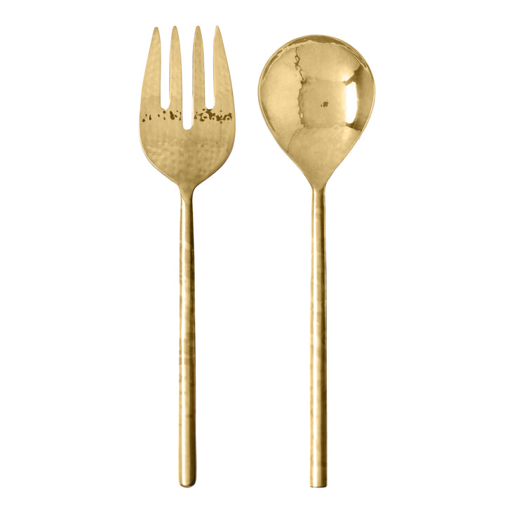 Augustine Polished Gold Serving Set