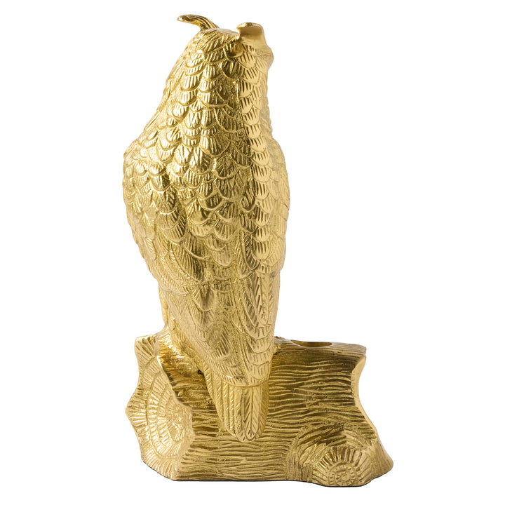 Benedict Polished Gold Candle Holder