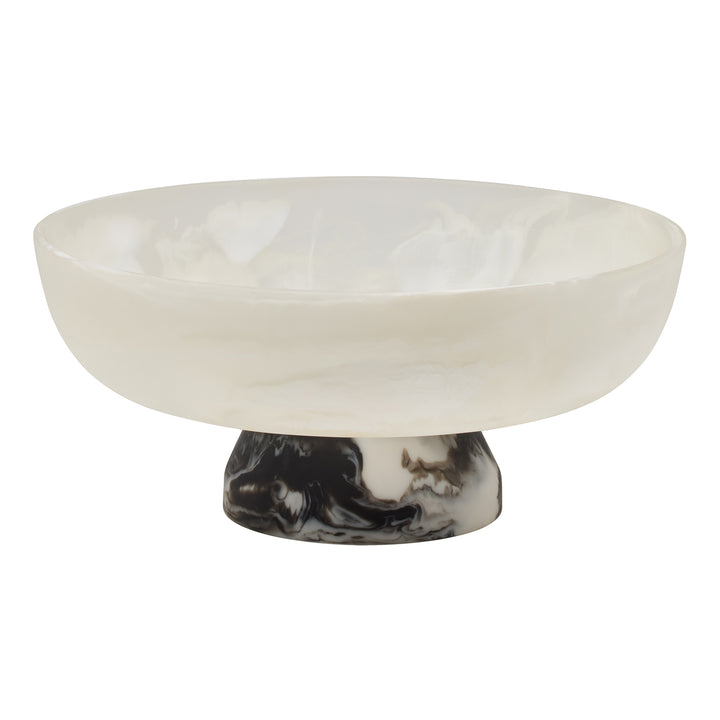 Benno White/Black Swirled Fruit Bowl