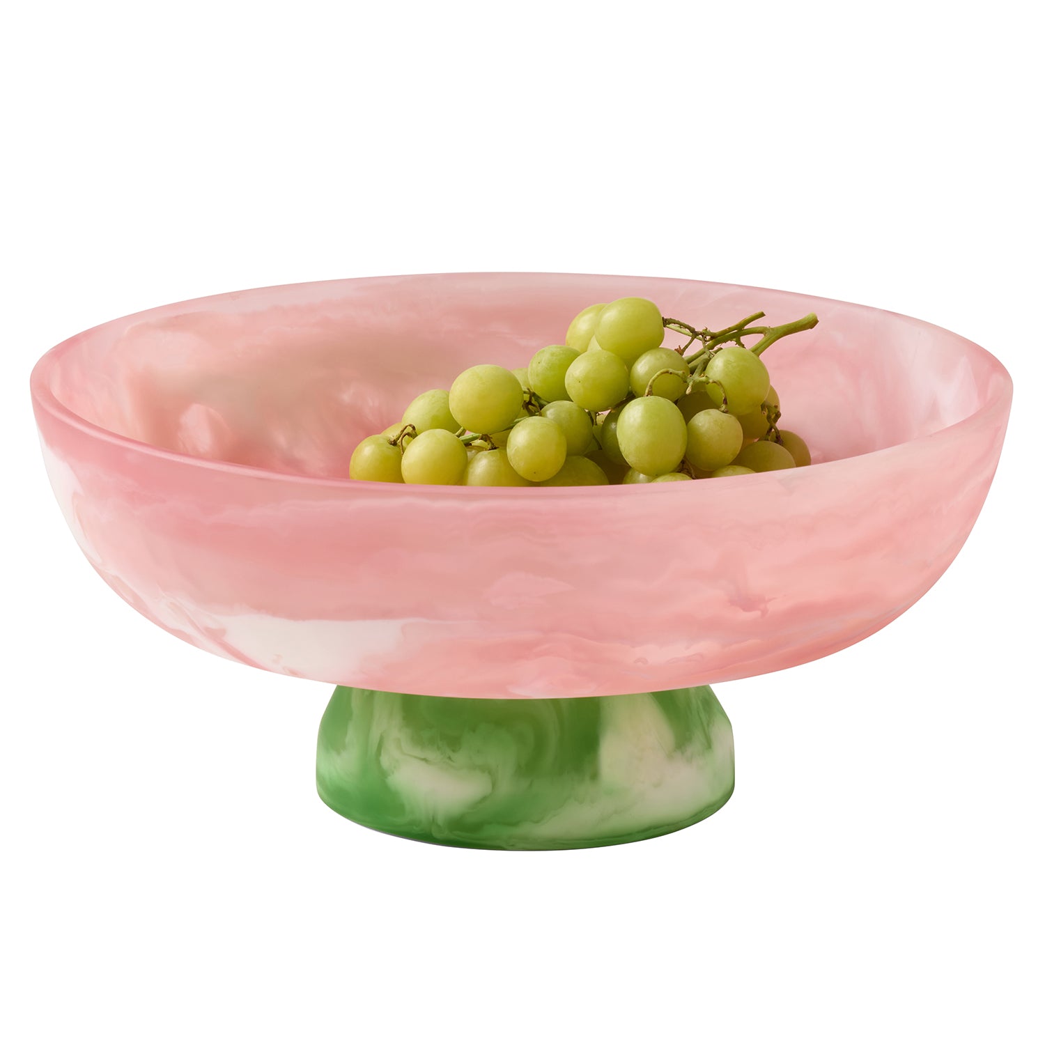 Benno Pink/Green Swirled Fruit Bowl - Thumbnail 3