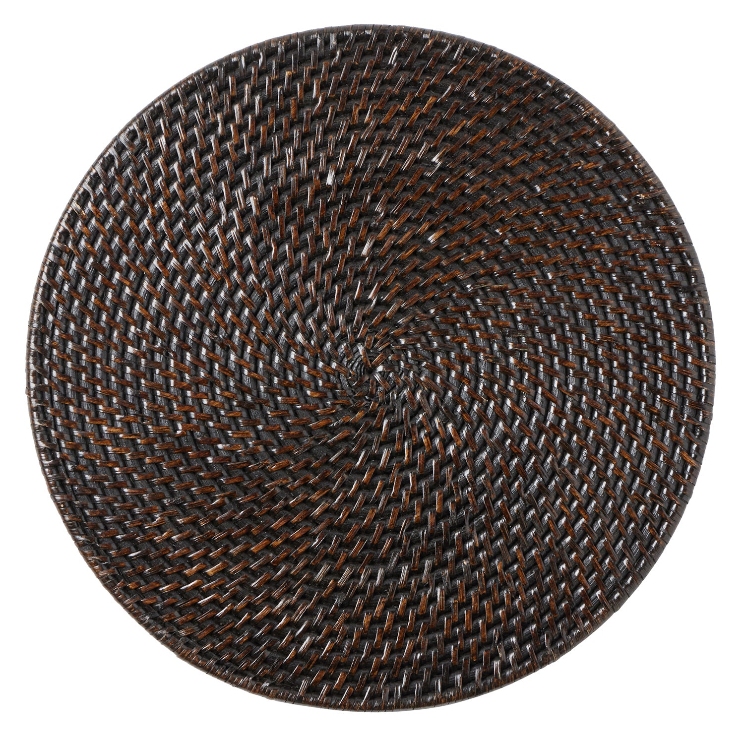 Brianne Polished Espresso Placemats Set Of 4 (Round)