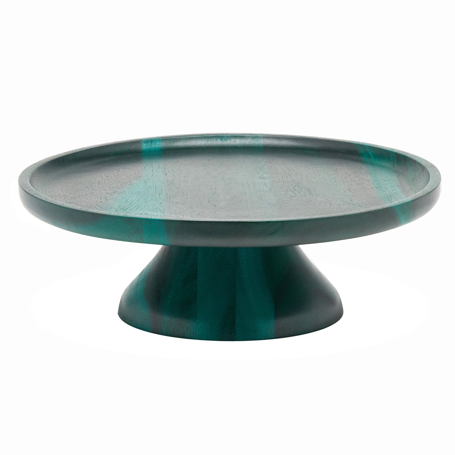 Bryson Emerald Acacia Wood Cake Stand