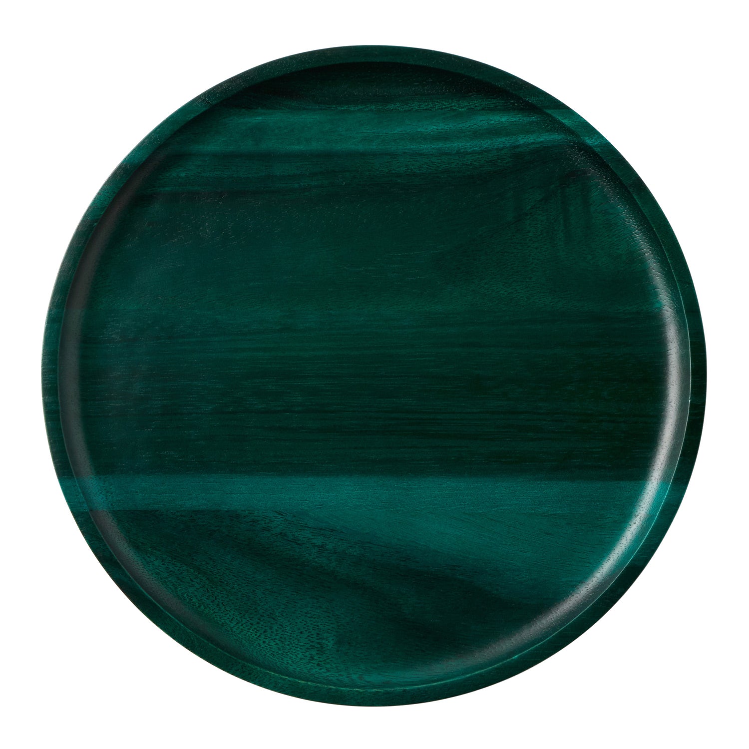 Bryson Emerald Acacia Wood Cake Stand - Thumbnail 2