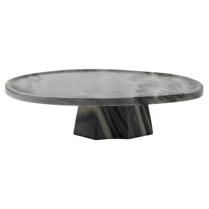 Caden Gray Marble Cake Stand