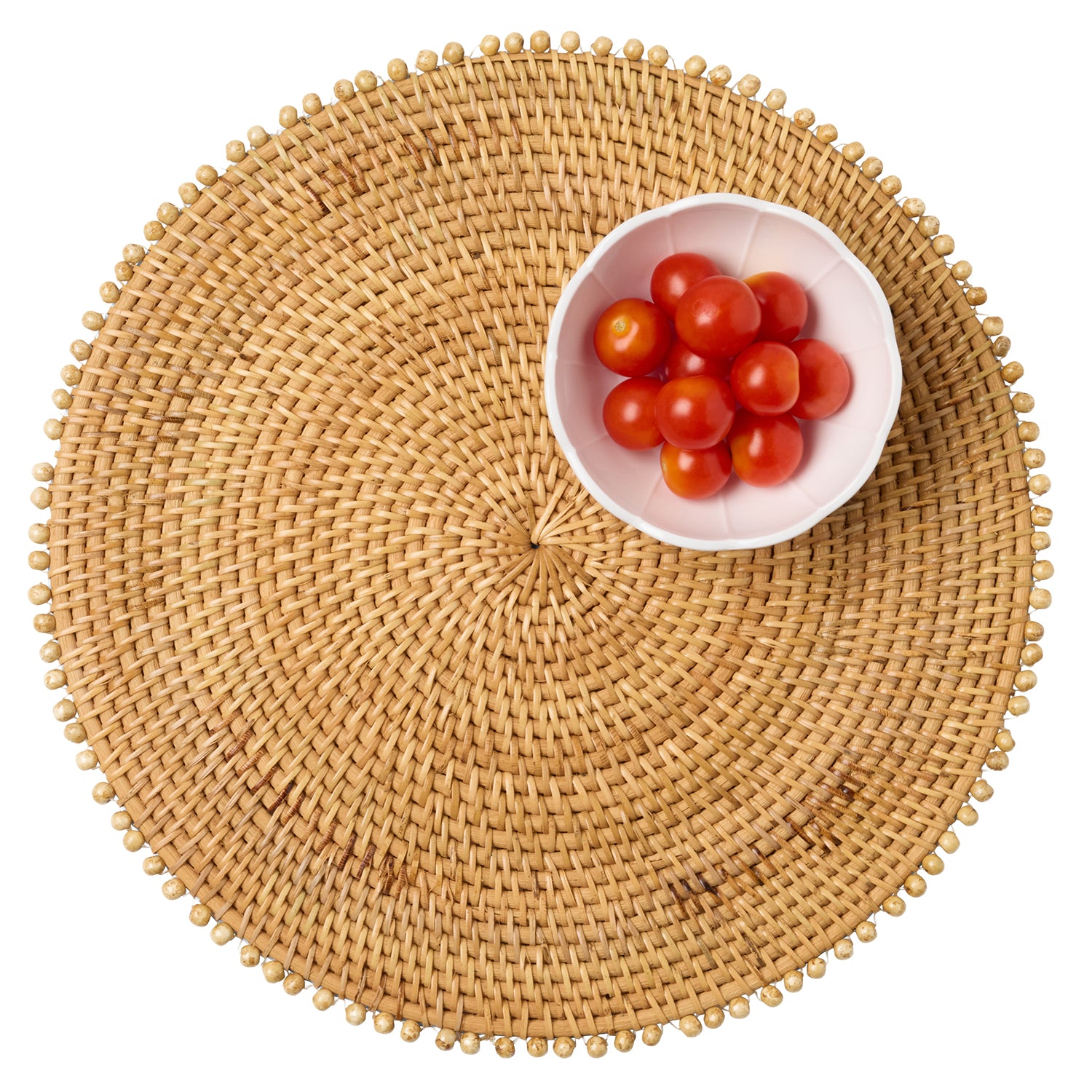 Cassia Natural Rattan/Wood Placemats - Thumbnail 3