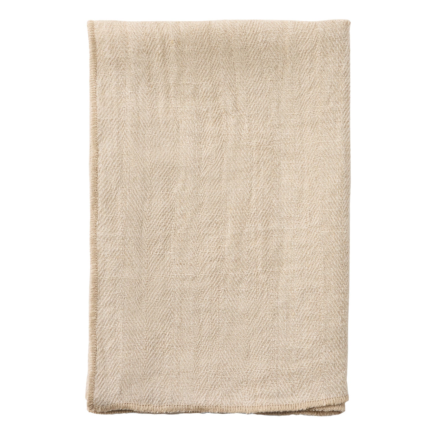 Derren Oatmeal Linen Napkins - Thumbnail 4