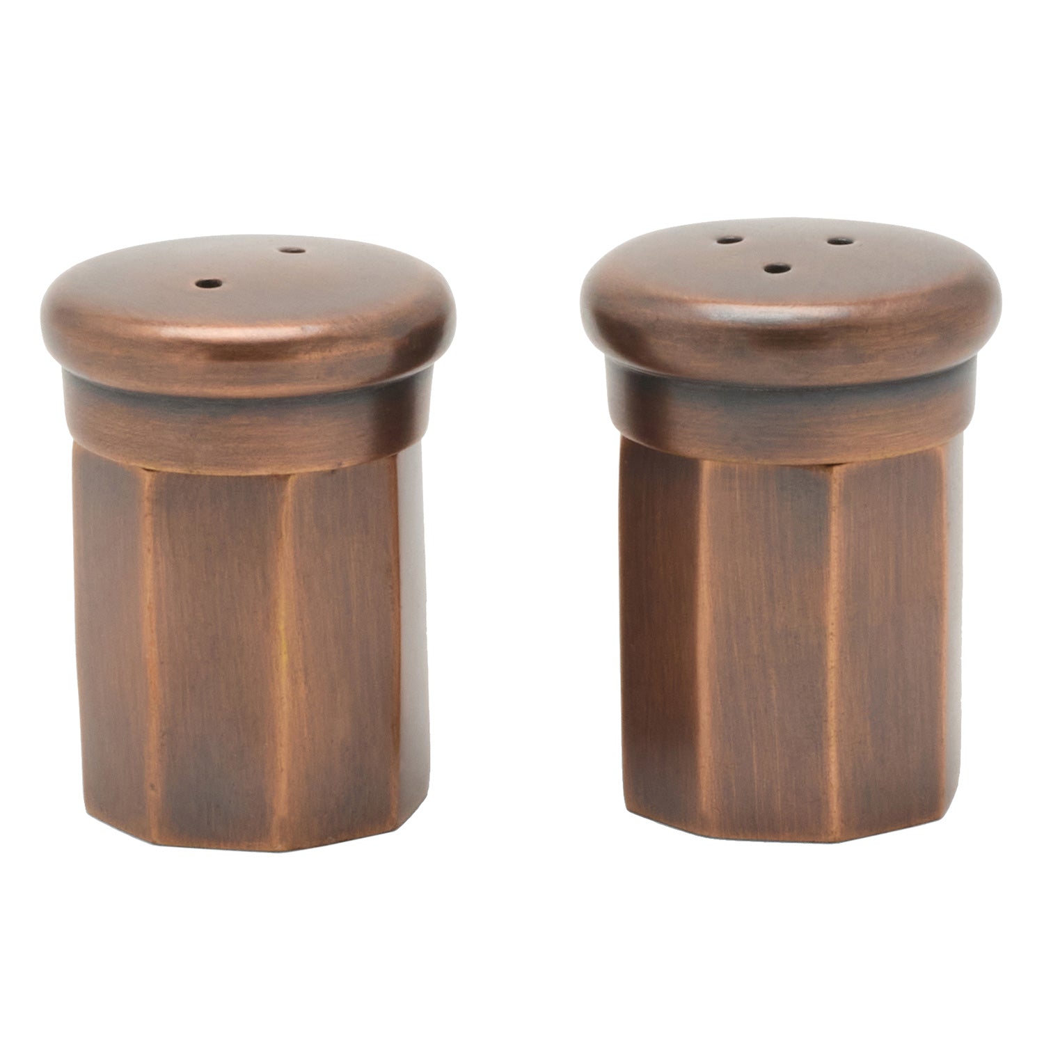 Duke Bronze Set of 2 Mini Salt and Pepper Shakers