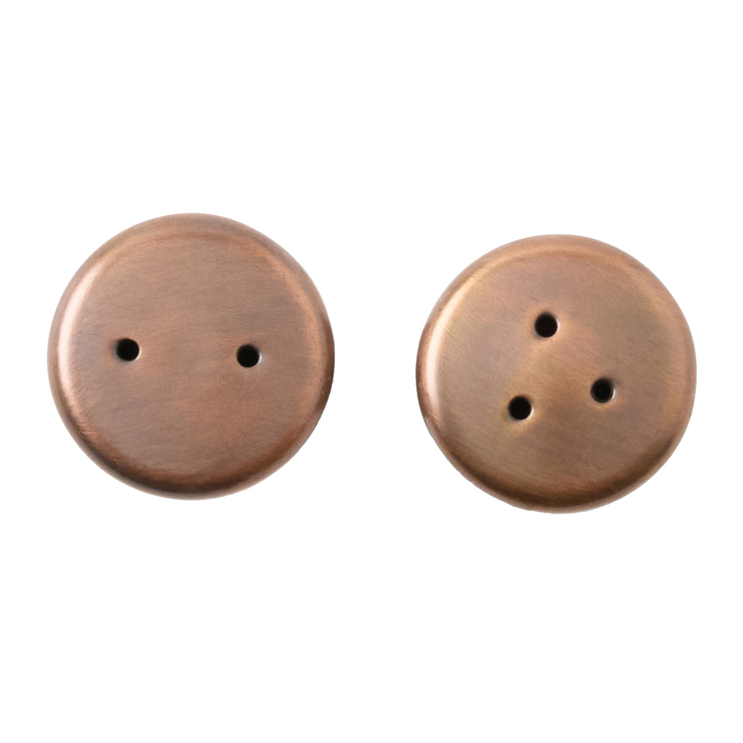 Duke Bronze Set of 2 Mini Salt and Pepper Shakers - Thumbnail 4