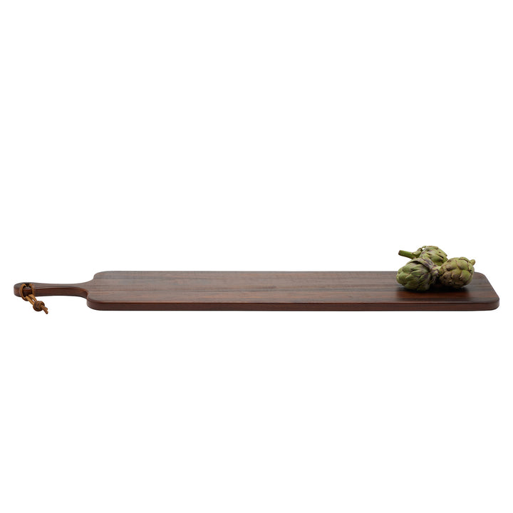 Edmund Walnut Wood Long Narrow Wood Serving Board (42x10)