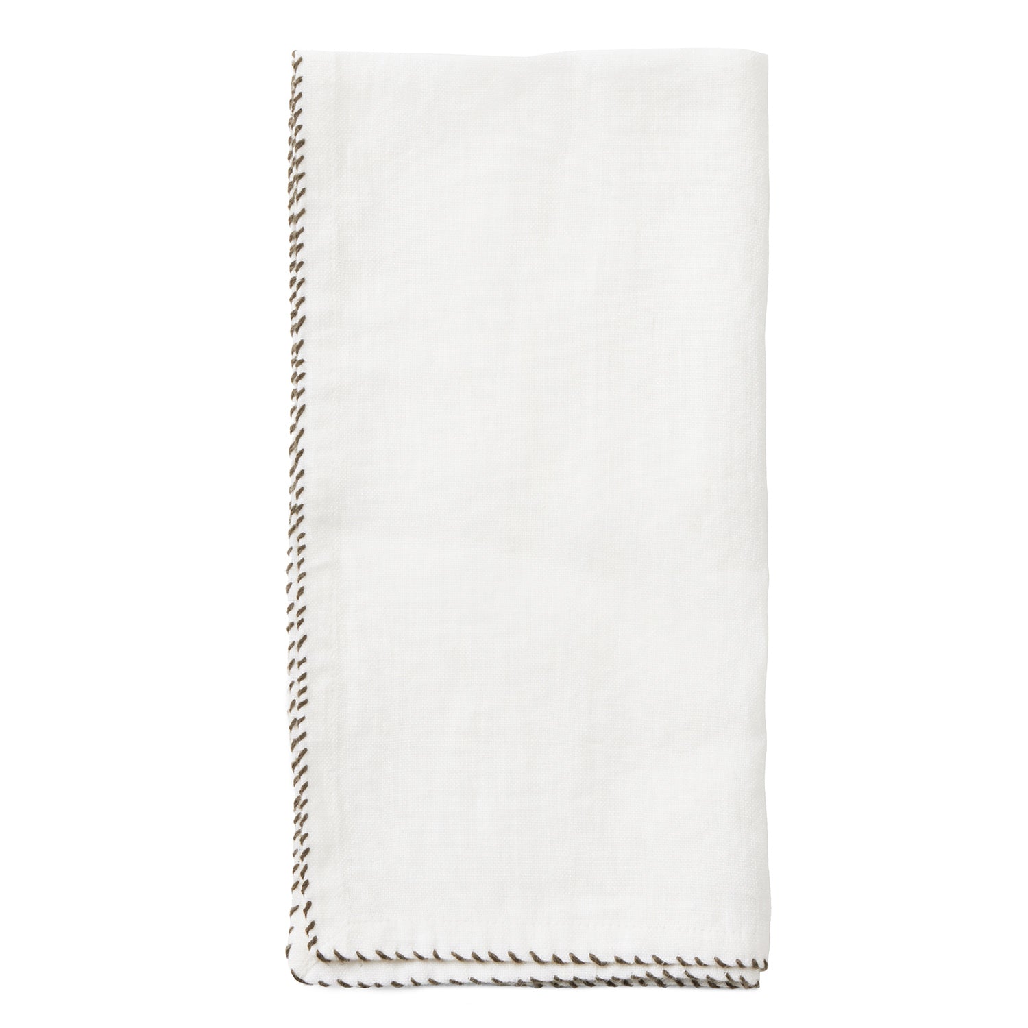 Evelyn Natural Linen Napkin Set - Thumbnail 4