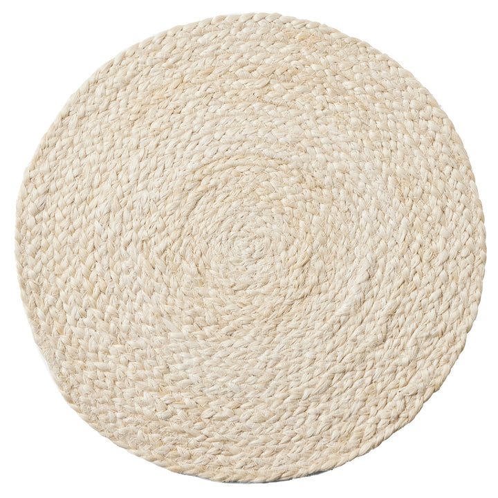 Grant Ivory Jute Placemats Set Of 4 (Round)