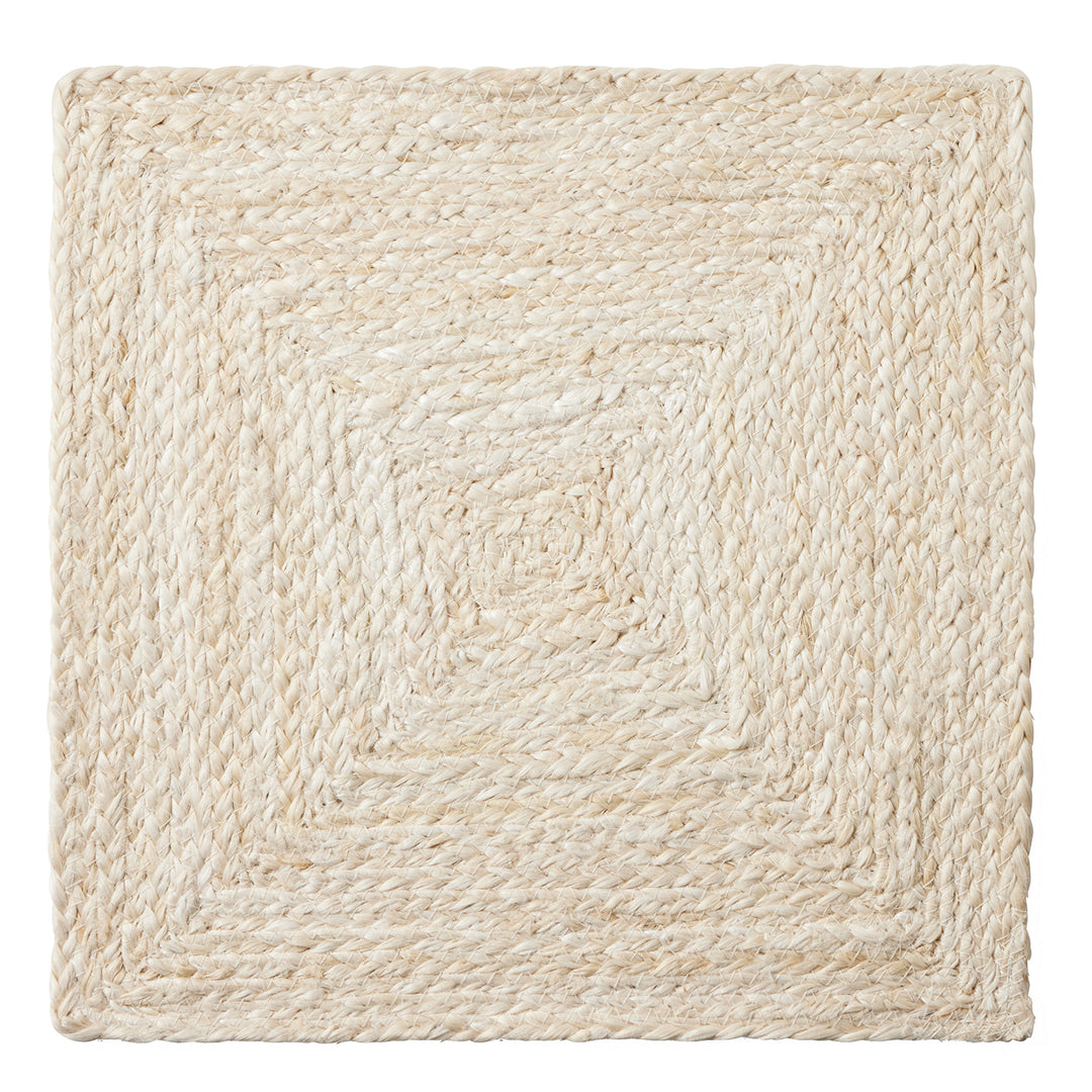 Grant Ivory Jute Placemats Set Of 4 (Square)