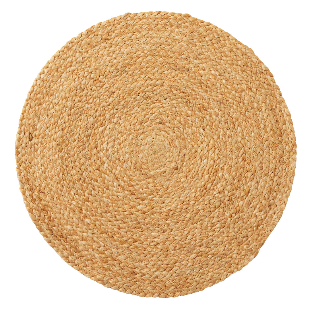 Grant Natural Jute Placemats Set Of 4 (Round)