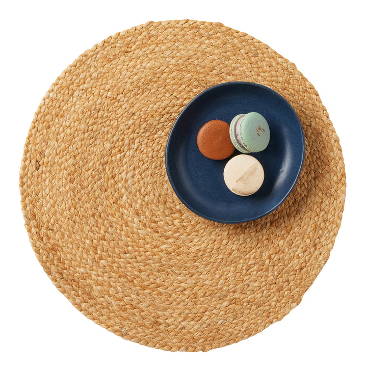 Grant Natural Jute Placemats Set Of 4 (Round)