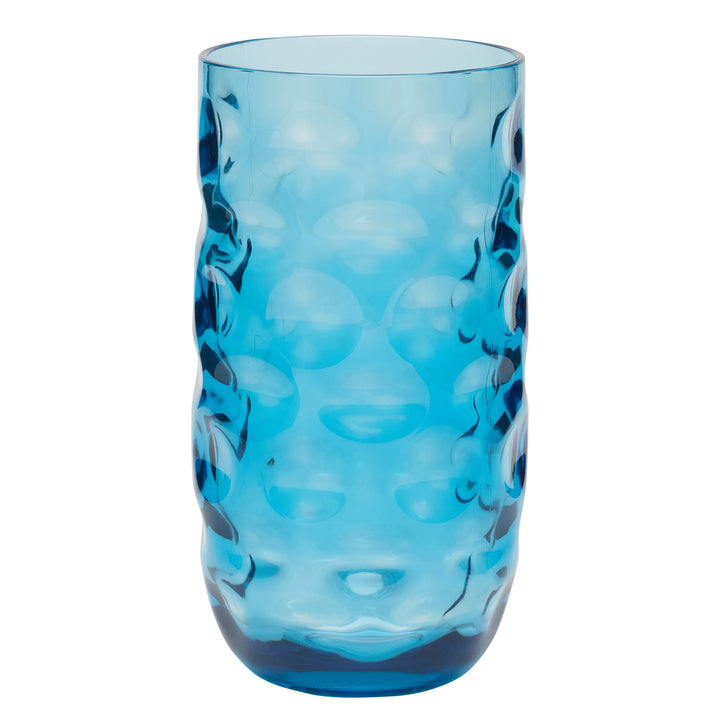 Halsey Blue Acrylic Highball Glasses Set/6