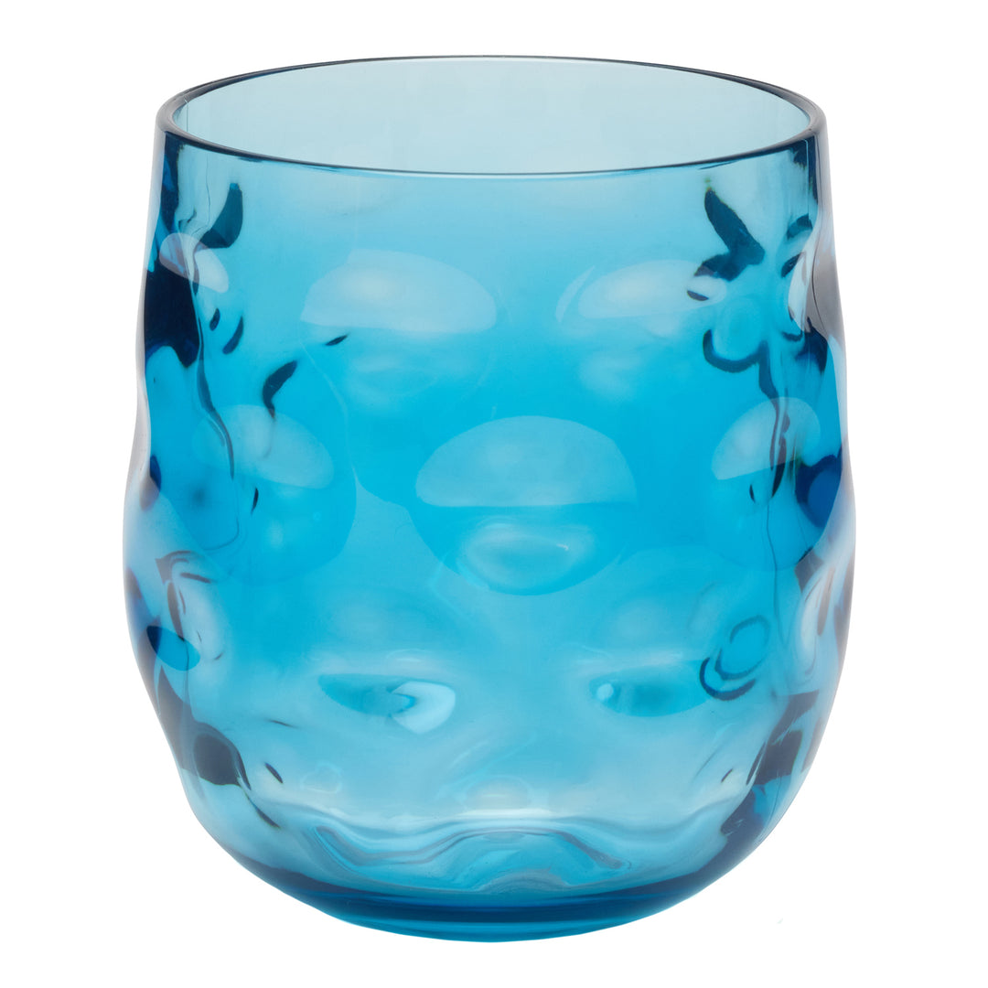 Halsey Blue Acrylic Tumbler Glasses Set/6