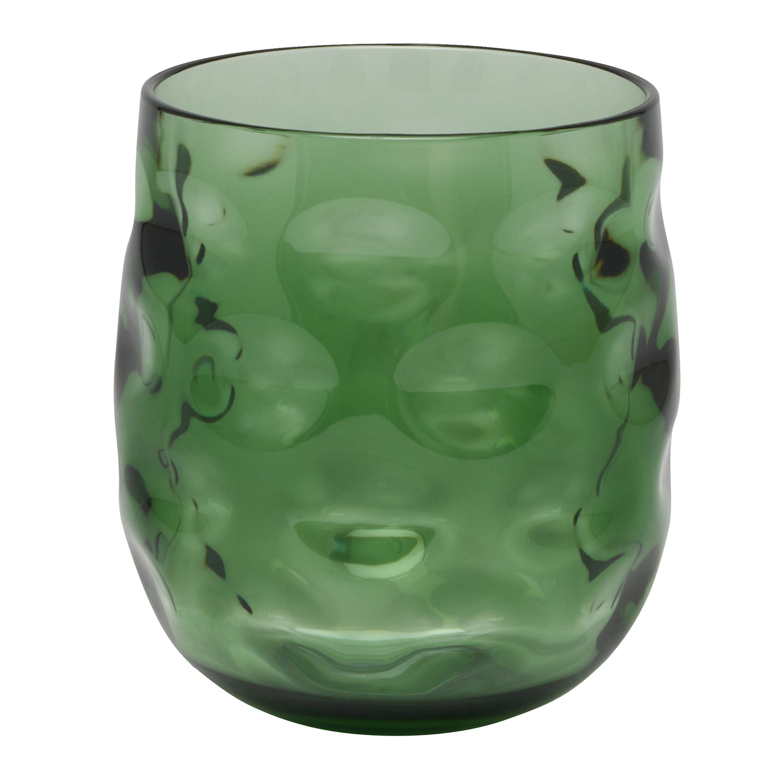 Halsey Forest Green Acrylic Tumbler Glasses Set/6