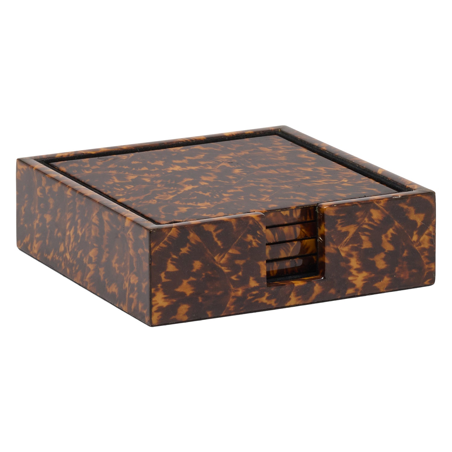 Hartley Faux Tortoise High Gloss Coasters