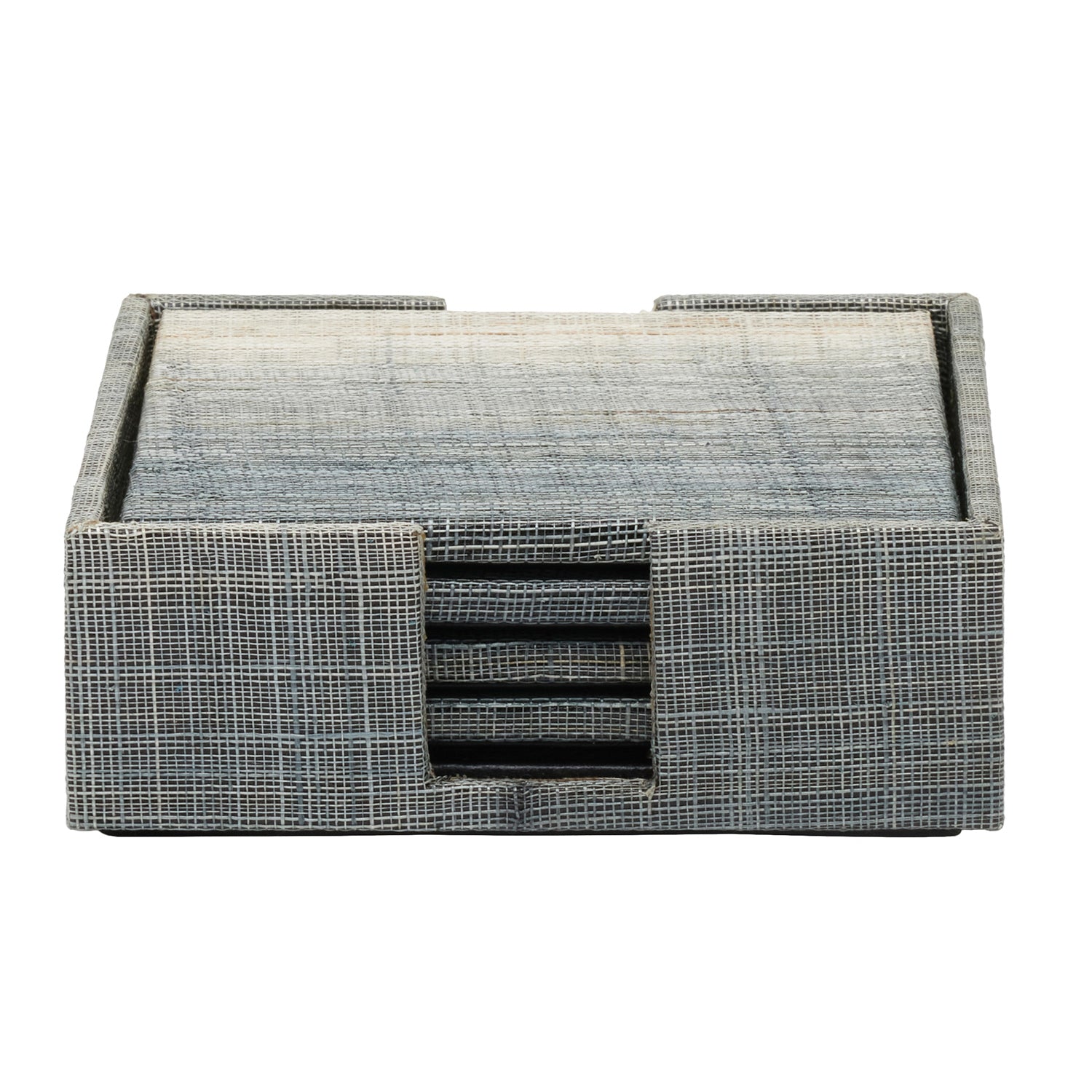 Hudson Charcoal Abaca Coasters - Thumbnail 2
