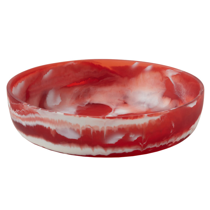 Hugo Berry Swirled Resin Large Serving Bowl