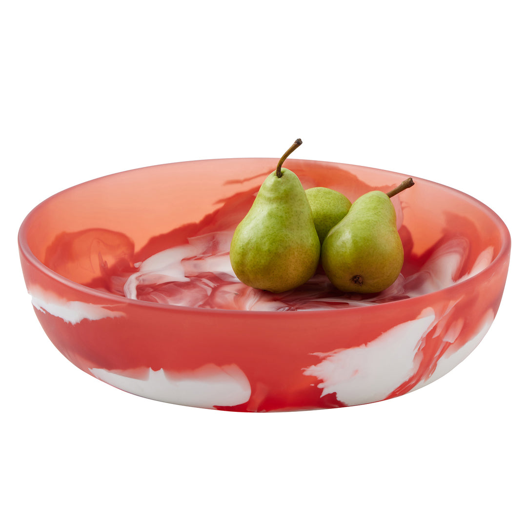 Hugo Berry Swirled Resin Large Serving Bowl