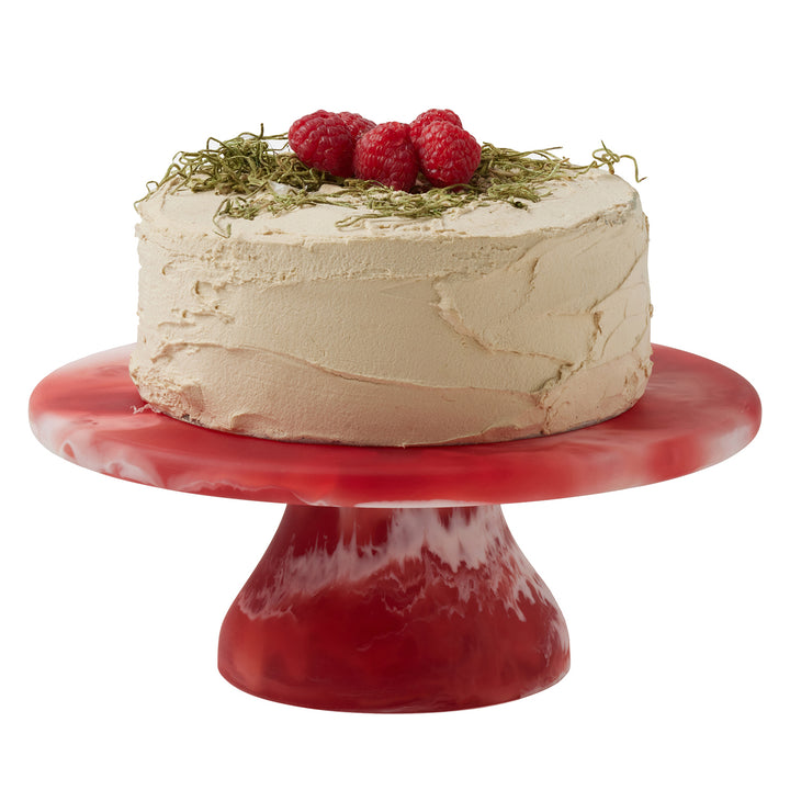 Hugo Berry Swirled Resin Cake Stand