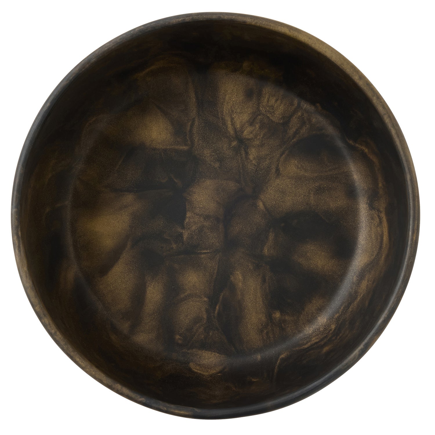 Hugo Black/Gold Swirled Small Serving Bowl Set/2 - Thumbnail 4