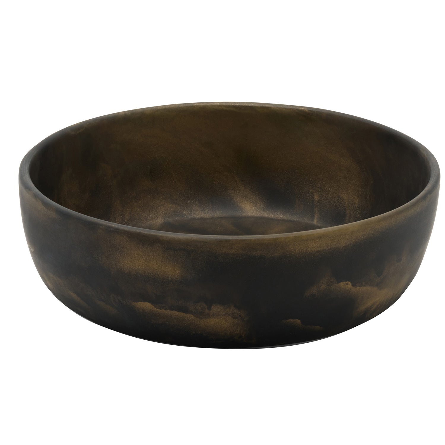 Hugo Black/Gold Swirled Small Serving Bowl Set/2 - Thumbnail 3