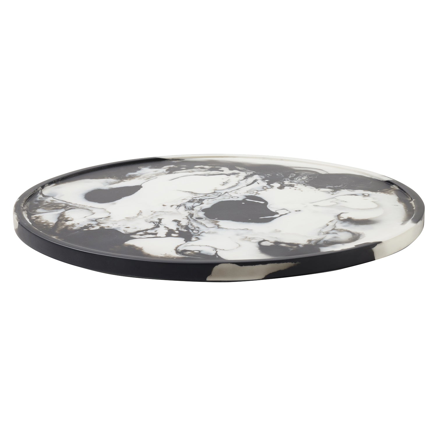 Hugo Black Swirled Lazy Susan - Thumbnail 5