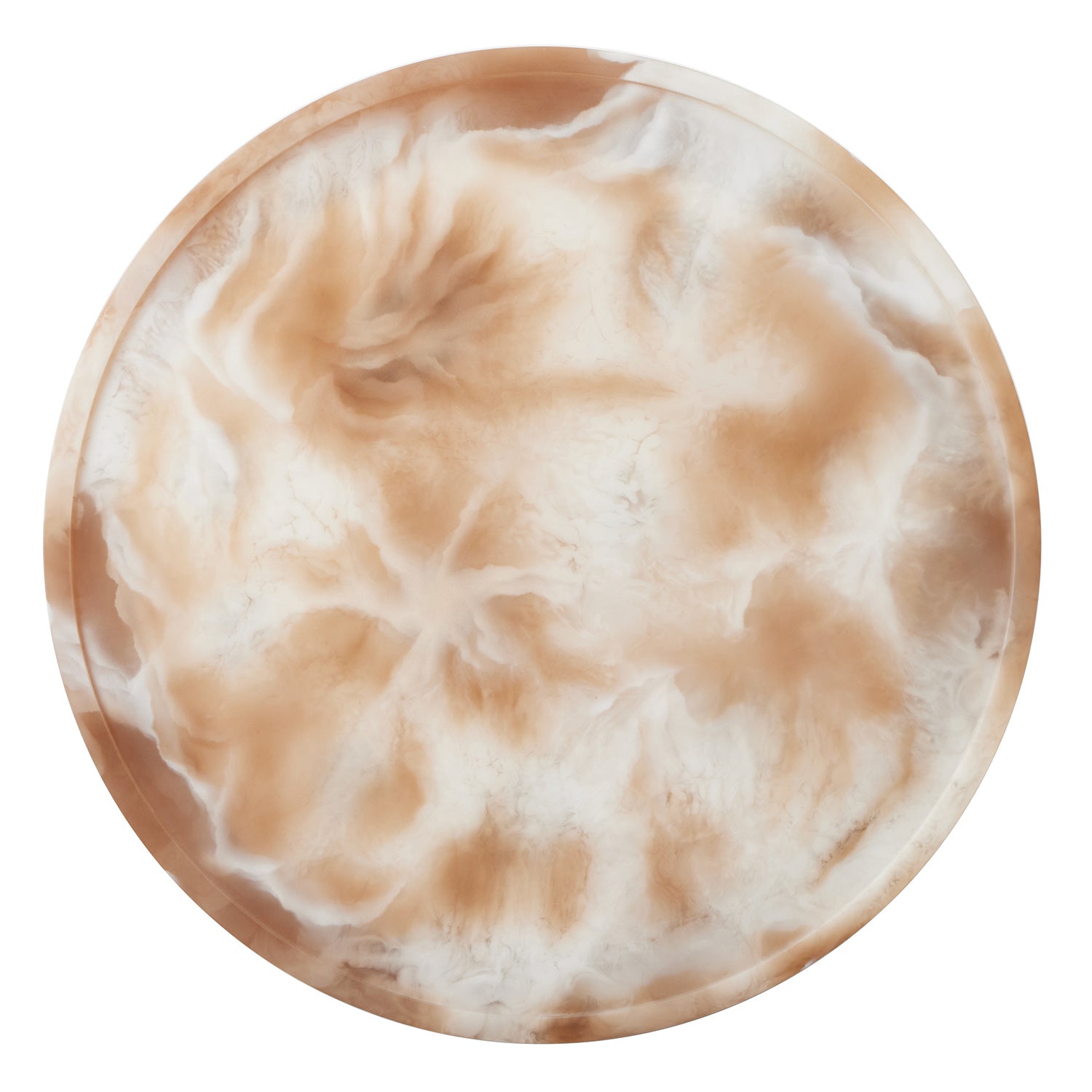 Hugo Brown Swirled Lazy Susan