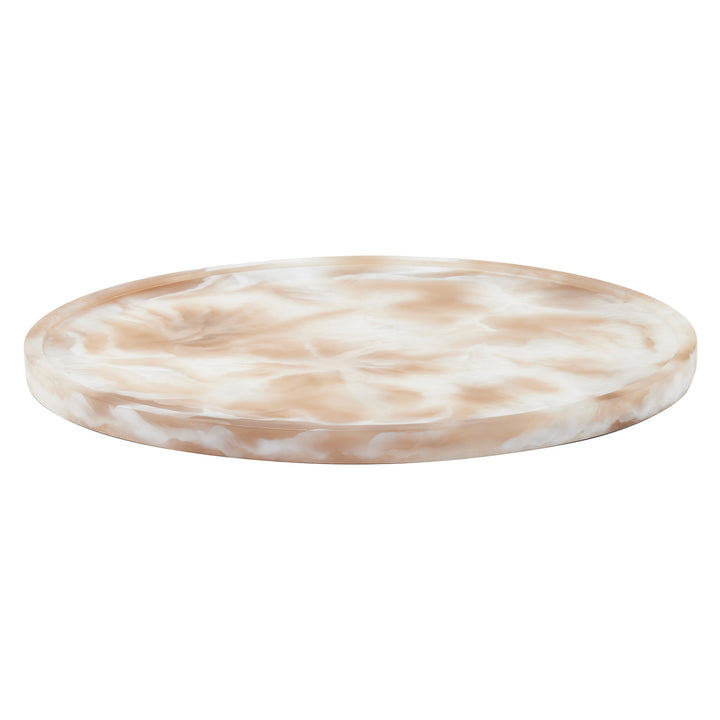 Hugo Brown Swirled Lazy Susan 18"D