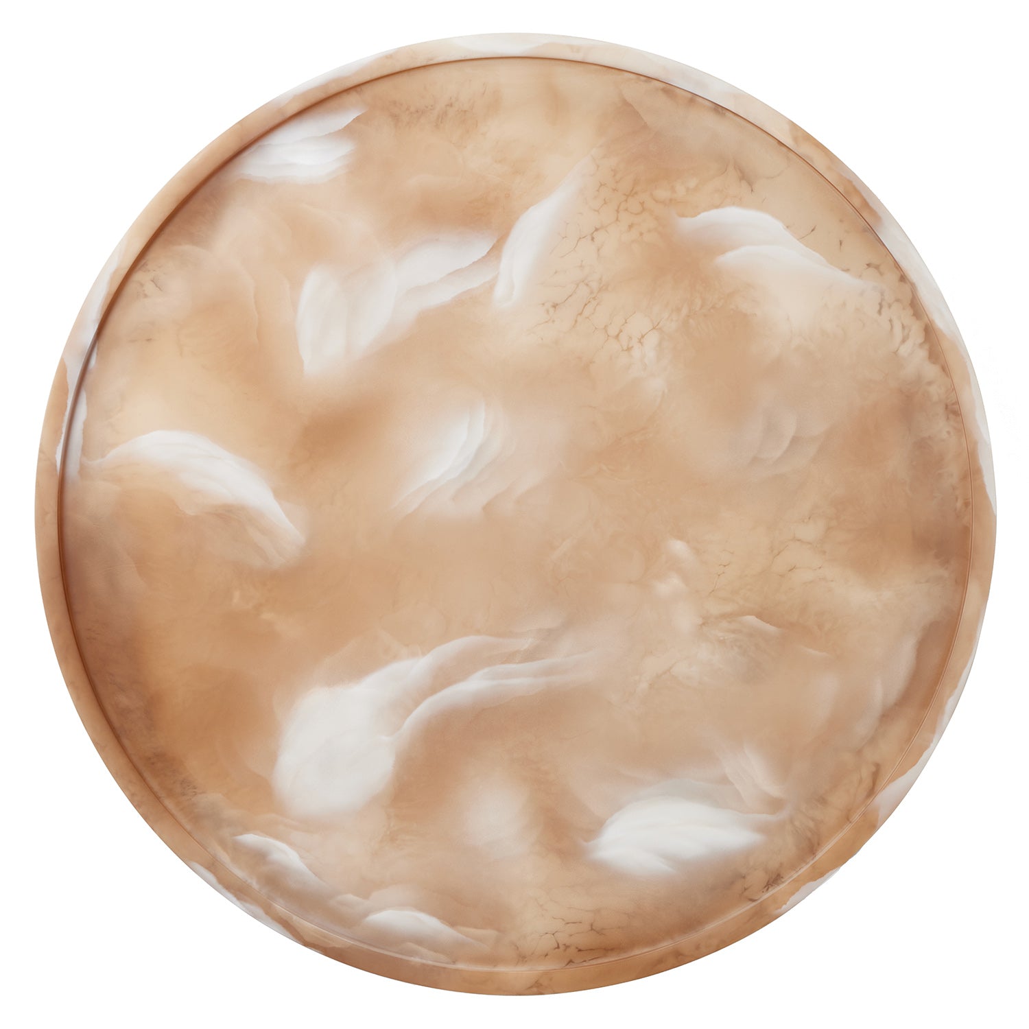 Hugo Brown Swirled Lazy Susan - Thumbnail 4