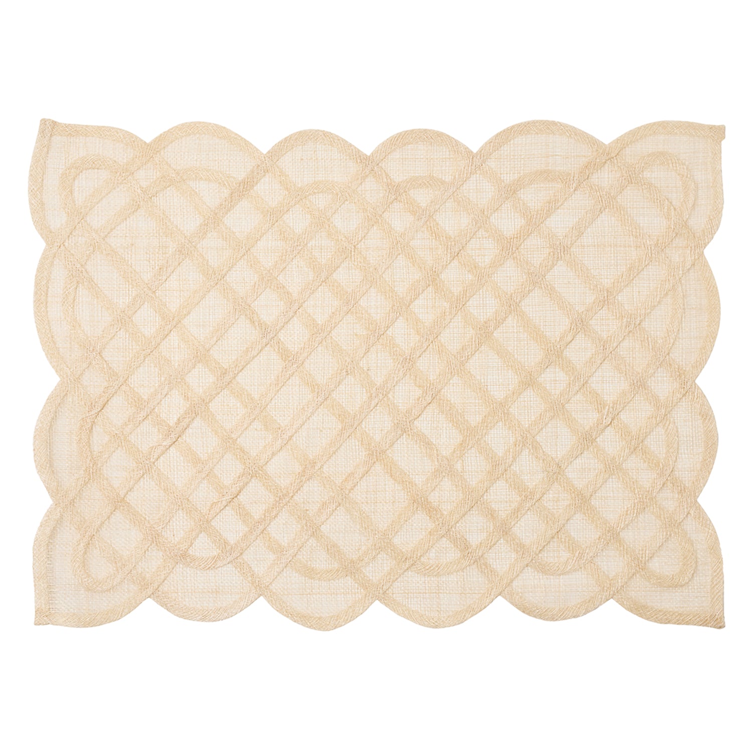Ines Sand Abaca Rectangle Placemats