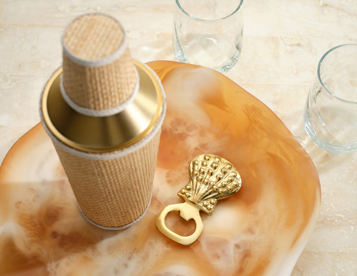 Zoila Polished Gold Bottle Opener Set/3