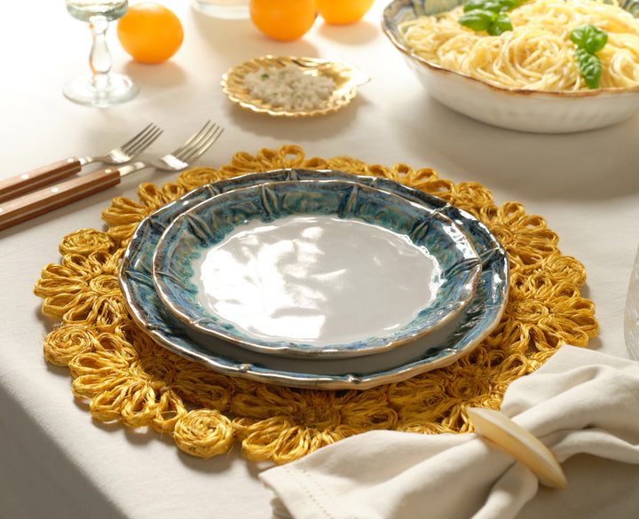 Delara Light Azure Stoneware Dinnerware