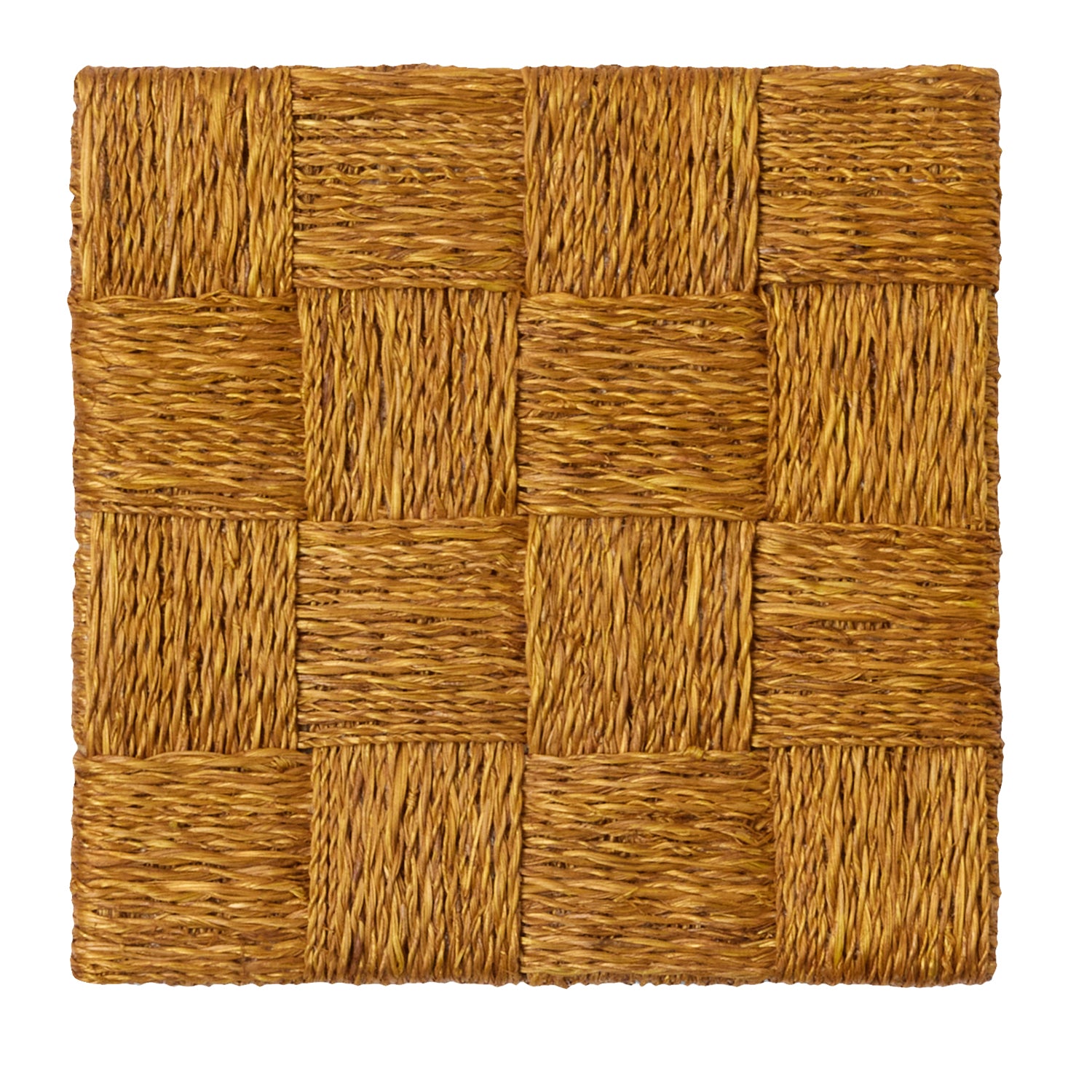 Jasby Mustard Woven Coasters Set/6 - Thumbnail 3