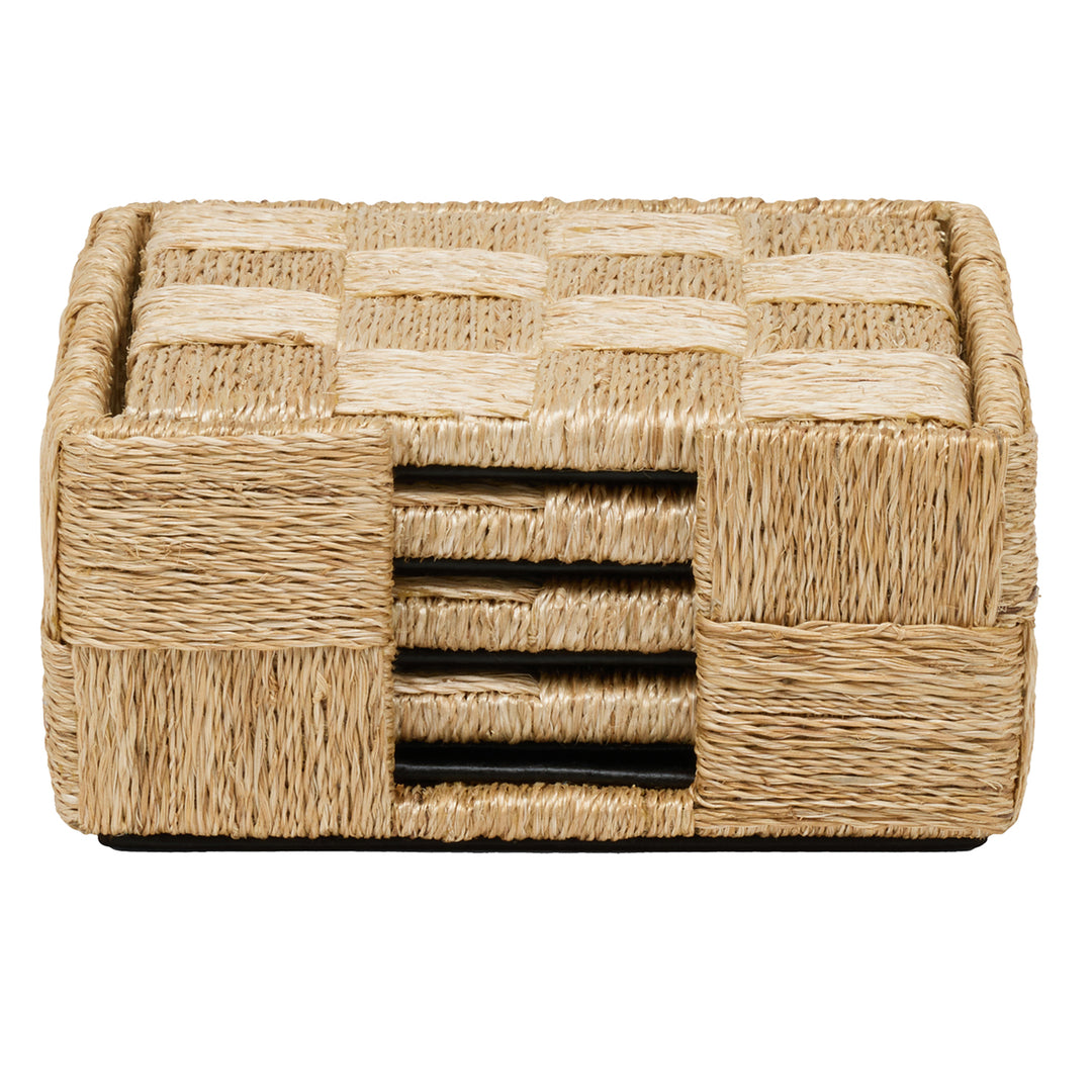 Jasby Natural Woven Coasters Set/6