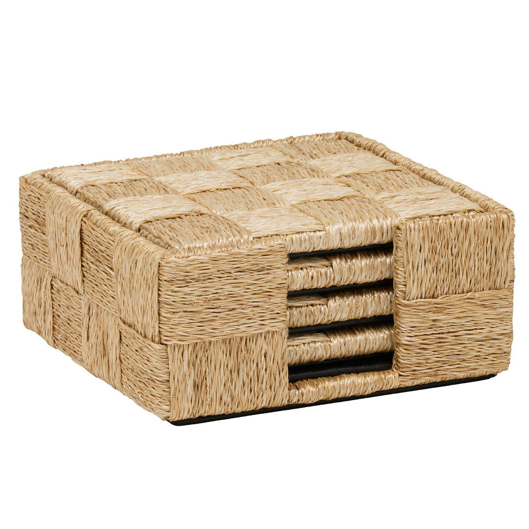 Jasby Natural Woven Coasters Set/6