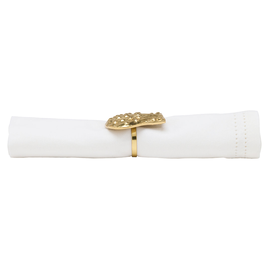 Lana Polished Gold Napkin Rings (Set of 4)