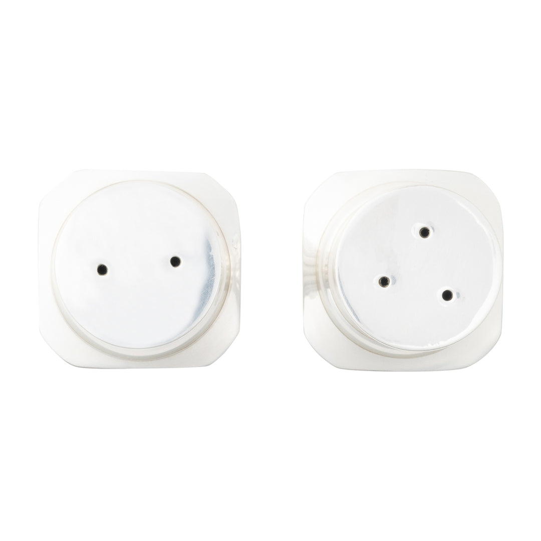 Lazarus Polished Silver Salt And Pepper Shakers