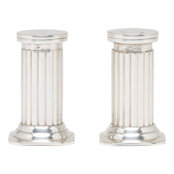 Lazarus Polished Silver Salt And Pepper Shakers